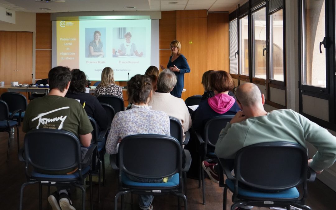 Atelier gestion du stress auprès des collaborateurs de la DRSM de Villeneuve d'Ascq